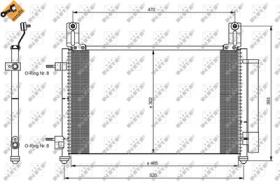 NRF 35796 - CONDENSADOR DAEWOO MATIZ 0.8 05-480