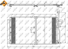 NRF 35797 - CONDENSADOR CHEVROLET CAPTIVA 2.0D