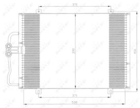 NRF 35833 - CONDENSADOR RENAULT MEGANE 1.6 96-5