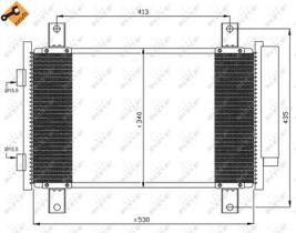 NRF 35840 - CONDENSADOR PEUGEOT BOXER 2.5D 94-5