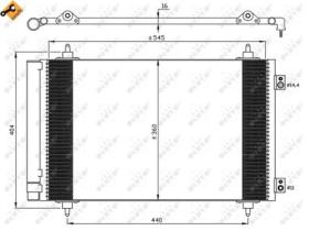 NRF 35844 - CONDENSADOR PEUGEOT EXPERT 2.0D 07-