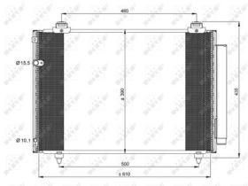 NRF 35860 - CONDENSADOR TOYOTA COROLLA 1.8 04-6