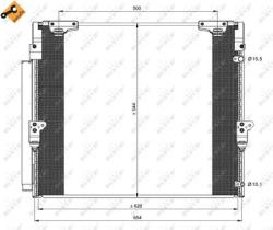 NRF 35862 - CONDENSADOR TOYOTA LAND CRUISER 4.5