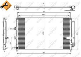 NRF 35865 - CONDENSADOR HONDA CIVIC 1.8 06-623X