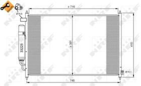 NRF 35867 - CONDENSADOR HONDA FR-V 1.8 05-716X3