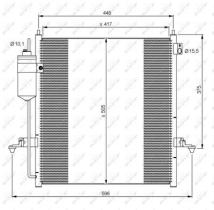 NRF 35871 - CONDENSADOR MITSUBISHI L200 2.5D 06