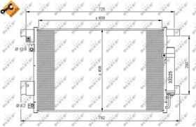 NRF 35872 - CONDENSADOR MITSUBISHI ASX 1.6 10-6