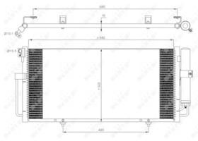 NRF 35875 - CONDENSADOR SUBARU IMPREZA 2.0 01-6