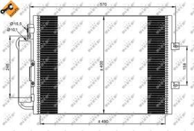 NRF 35879 - CONDENSADOR RENAULT TWINGO 1.2 07-4