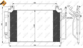 NRF 35881 - CONDENSADOR MAZDA CX7 2.2D 07-605X4