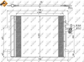 NRF 35884 - CONDENSADOR LAND ROVER FREELANDER 2