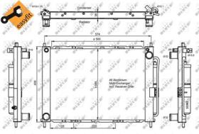 NRF 35886 - CONDENSADOR RENAULT CLIO 1.2 06-500