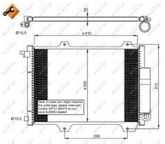 NRF 35907 - CONDENSADOR SUZUKI IGNIS 1.3 04-410