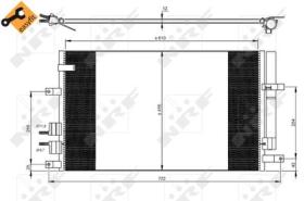 NRF 35911 - CONDENSADOR ALFA ROMEO 159 1.9D 06-