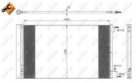 NRF 35912 - CONDENSADOR OPEL INSIGNIA 2.0D 09-6