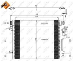 NRF 35928 - CONDENSADOR CHRYSLER GRAND VOYAGER