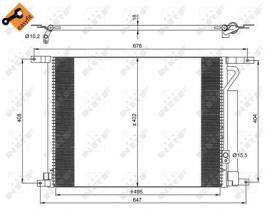 NRF 35931 - CONDENSADOR CHEVROLET AVEO 1.2 06-4