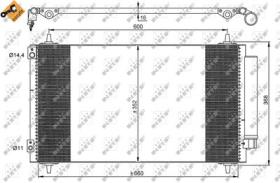 NRF 35935 - CONDENSADOR LANCIA PHEDRA 2.2D 02-6