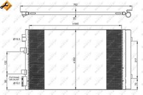 NRF 35938 - CONDENSADOR RENAULT SCENIC 1.5D 09-