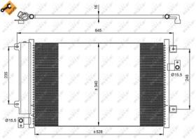 NRF 35942 - CONDENSADOR FIAT MULTIPLA 1.9D 99-5