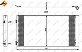 NRF 35961 - CONDENSADOR MINI MINI 1.6D 07-620X3