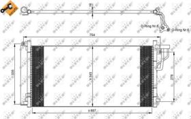 NRF 35962 - CONDENSADOR HYUNDAI SONATA 2.4 05-6