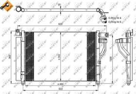 NRF 35964 - CONDENSADOR HYUNDAI ACCENT 1.5D 06-