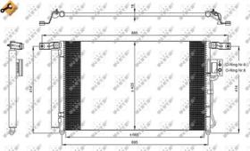 NRF 35965 - CONDENSADOR HYUNDAI SANTA FE 2.2D 0