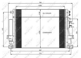 NRF 35966 - CONDENSADOR CHRYSLER 300 3.0D 04-59