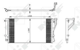 NRF 35980 - CONDENSADOR KIA CARENS 2.0 06-645X3