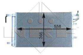 NRF 35982 - CONDENSADOR KIA CERATO 1.6 04-555X3