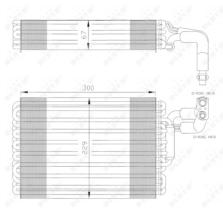 NRF 36030 - EVAPORADOR MERCEDES 200-SERIES 2.5D