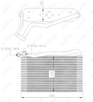 NRF 36037 - EVAPORADOR AUDI A4 1.6 95-0X0X0