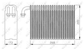 NRF 36068 - EVAPORADOR ALFA ROMEO 156 1.9D 97-0