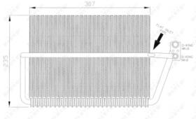 NRF 36070 - EVAPORADOR MERCEDES E-SERIES 2.0 96