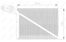 NRF 36077 - EVAPORADOR VW PASSAT 1.9D 01-0X0X0