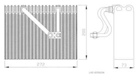 NRF 36088 - EVAPORADOR OPEL VECTRA 1.6 96-200X2