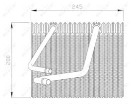 NRF 36091 - EVAPORADOR RENAULT MEGANE 1.6 96-20