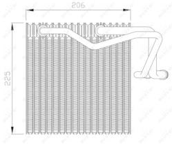 NRF 36095 - EVAPORADOR CITROEN BERLINGO 1.9D 97