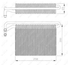 NRF 36096 - EVAPORADOR BMW X3 2.0D 04-0X0X0