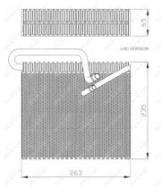 NRF 36102 - EVAPORADOR OPEL ZAFIRA 2.0D 99-0X0X