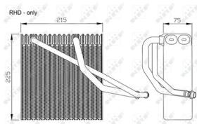 NRF 36106 - EVAPORADOR VW GOLF 1.4 98-0X0X0