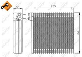 NRF 36114 - EVAPORADOR TOYOTA COROLLA 1.6 01-0X