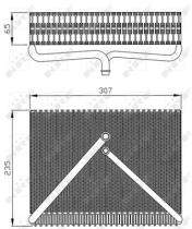 NRF 36116 - EVAPORADOR VOLVO V70 2.4D 00-0X0X0