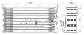 NRF 36149 - EVAPORADOR VOLVO WHEELLOADER D-SERI