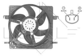 NRF 47037 - VENTILADOR FORD KA 1.3 97-0X0X0