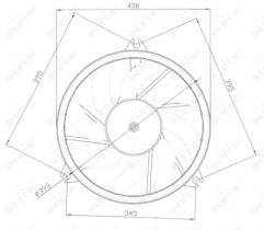 NRF 47049 - VENTILADOR PEUGEOT 206 1.6 99-0X0X0