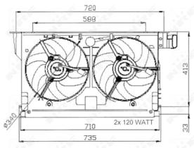 NRF 47051 - VENTILADOR CITROEN BERLINGO 1.9D 97