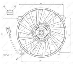 NRF 47073 - VENTILADOR CITROEN C5 2.0 01-0X0X0