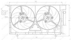 NRF 47075 - VENTILADOR CITROEN BERLINGO 1.9D 97